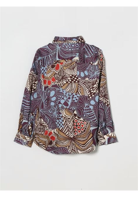 Camicia a fantasia MANUEL RITZ | MR4388AZZURRO